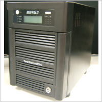 TeraStation TS-HTGL/R5シリーズ TS-H1.6TGL/R5 

<h4>搭載HDD</h4>
<p>SAMSUNG製 HD400LJ” width=”200″ height=”200″></p>
<h4>復旧媒体</h4>
<p>BUFFALO製 TeraStation PRO TS-H1.6TGL/R5 RAID5</p>
<h4>搭載HDD</h4>
<p>SAMSUNG製 HD400LJ 400GBx4</p>
<h4>症状</h4>
<p>突然アクセスできなくなり、その後再起動。半日以上Resync（リシンク＝RAIDアレイチェック）中となり、アクセス不能な状態。</p>
<h4>作業内容</h4>
<p>診断の結果、4台のディスクは許容範囲を超えるバッドセクタ（不良セクタ）も無く正常と判断し、イメージデータを作成。その後、データを解析しRAIDの再構築に成功。</p>
<h4>結果</h4>
<p>お客様の期待されるデータ量/ご要件を満たすデータの復旧に成功いたしました。</p>
       </div>

  </div><!-- END #article -->

<ul id=
