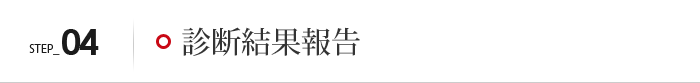 診断結果報告